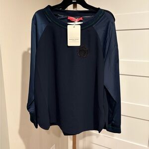 Marina Sport Size 12 Crewneck Top. NWT. MSRP $345.